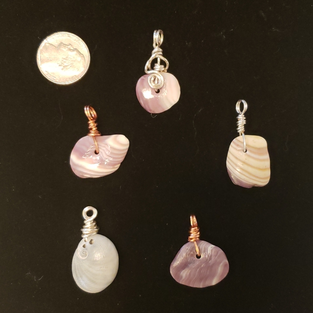 Small Sea Shell Charms/Pendants/Necklaces